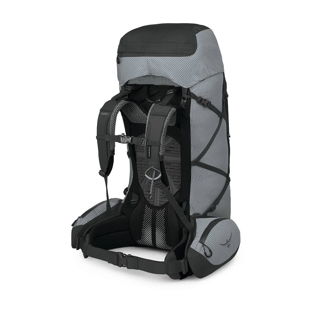 Side back view or Aether Pro 75 in color silver lining