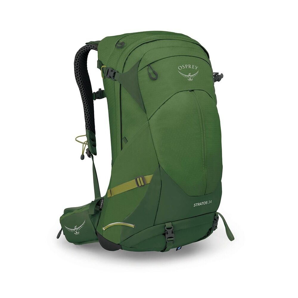 side view of the STRATOS 34 in color seaweed matcha green