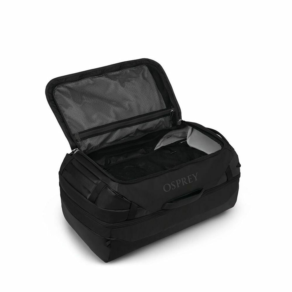 Internal image of the Transporter Squffel 70 in the color Raven Black