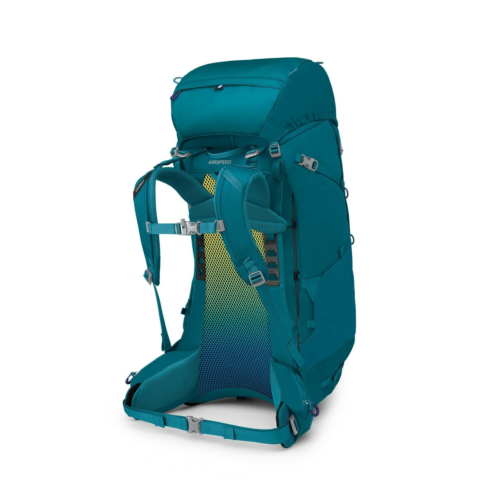 Side back image of Ace 65 in color Blue Spike Moss / Deep Peyto