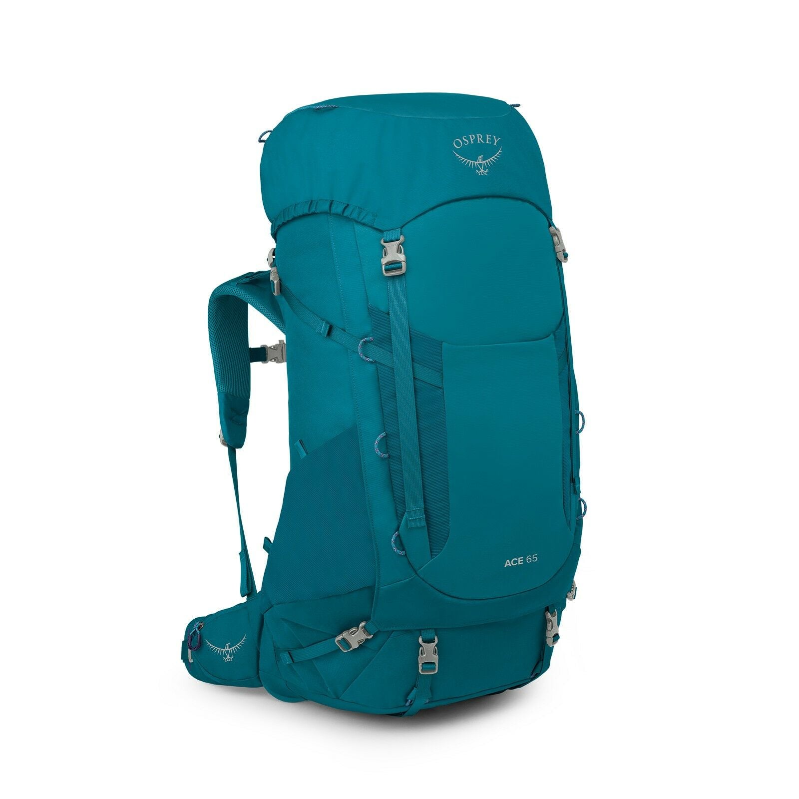 Side image of Ace 65 in color Blue Spike Moss / Deep Peyto