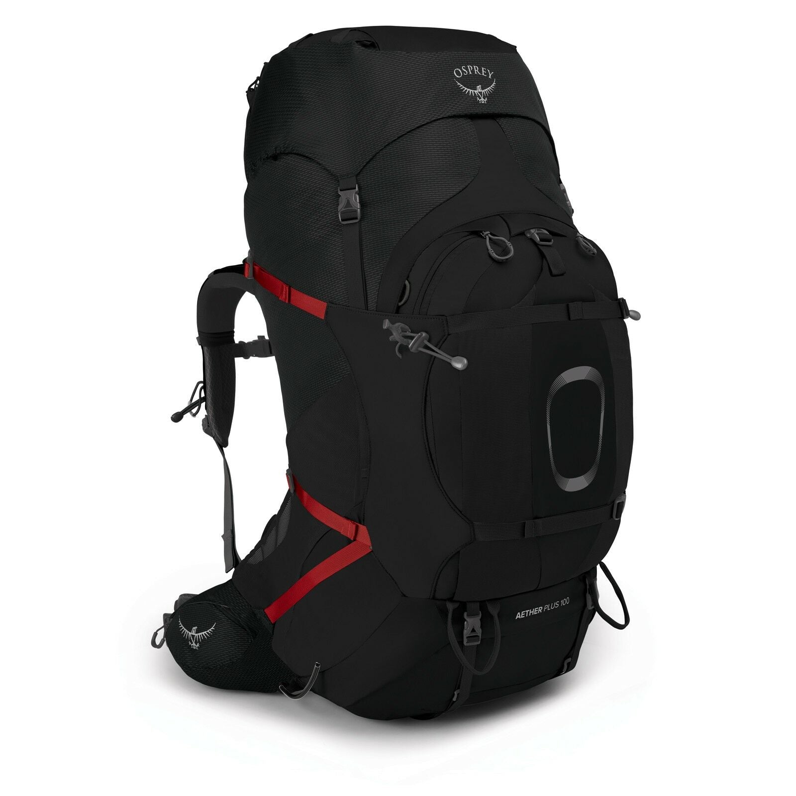 side view of the Aether&trade; Plus 100 in color black