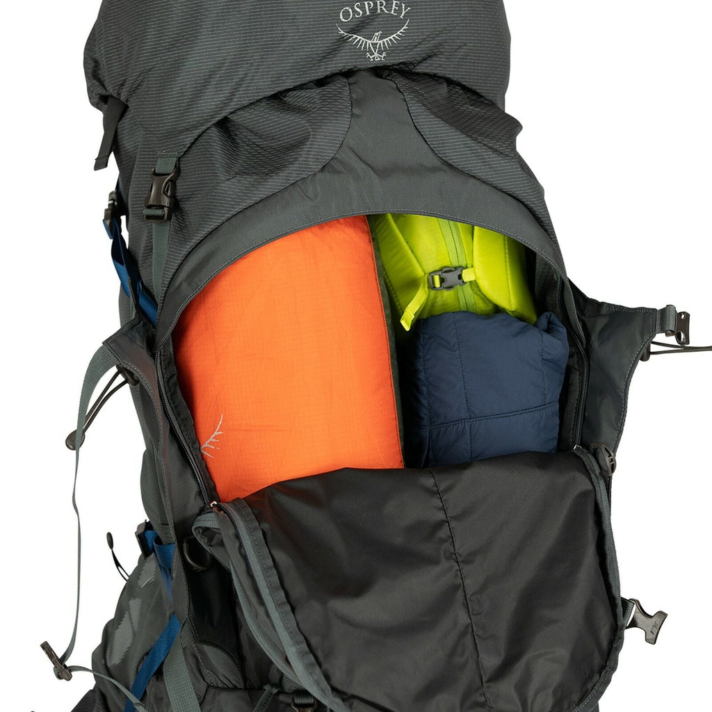 a detail of the Aether&trade; Plus 70 in color eclipsegrey