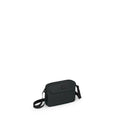side view of the Aoede Crossbody Bag  in color black