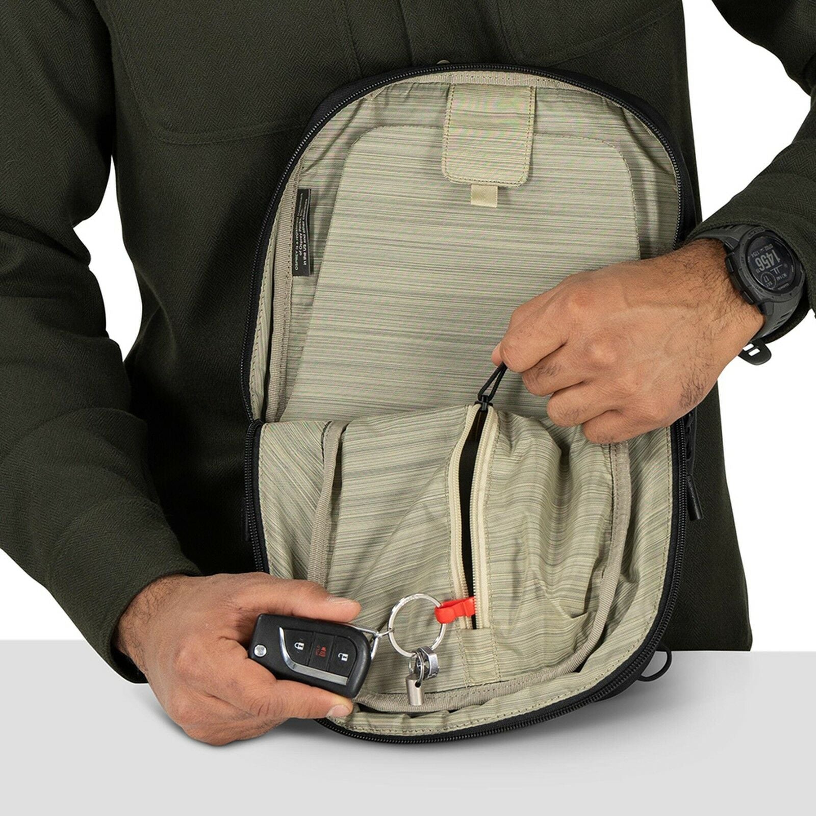detail image of Aoede Sling in the color Black