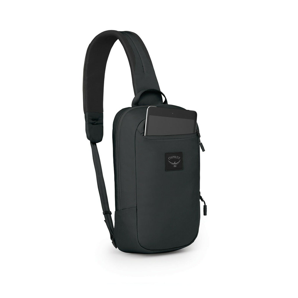 Side front image of Aoede Sling in the color Black