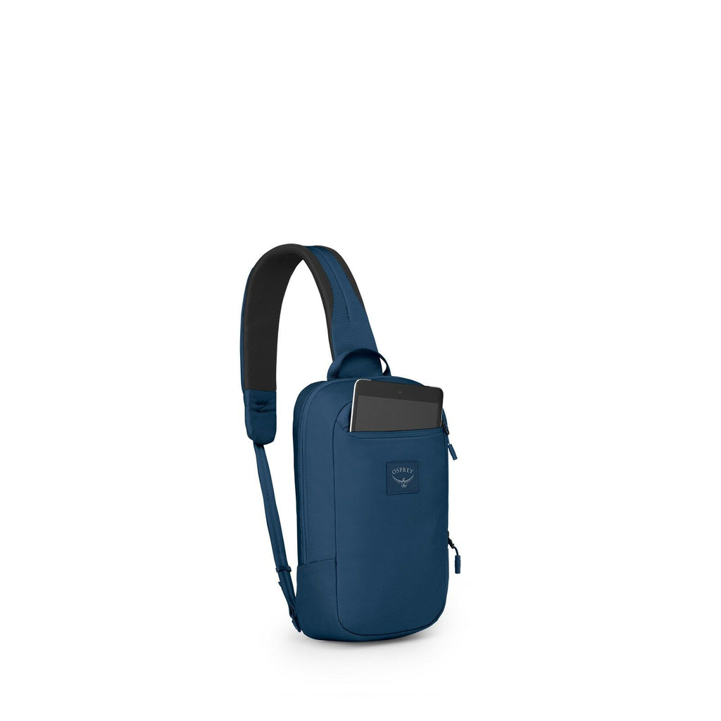 detail image of the Aoede Sling in Antique Blue
