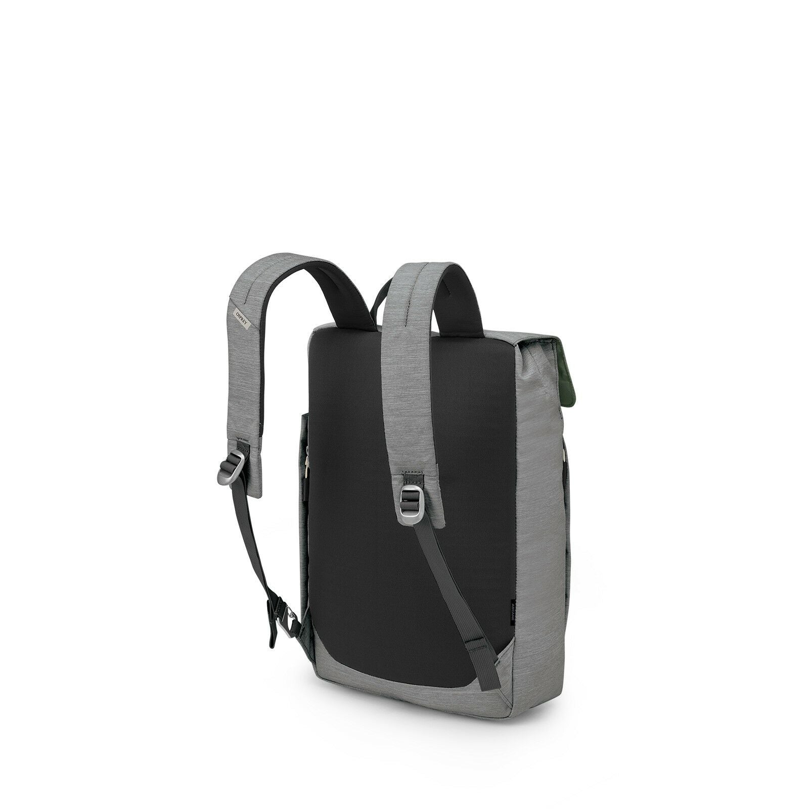 a 4/5 view of the Osprey Arcane™ Flap Pack in color heathergrey