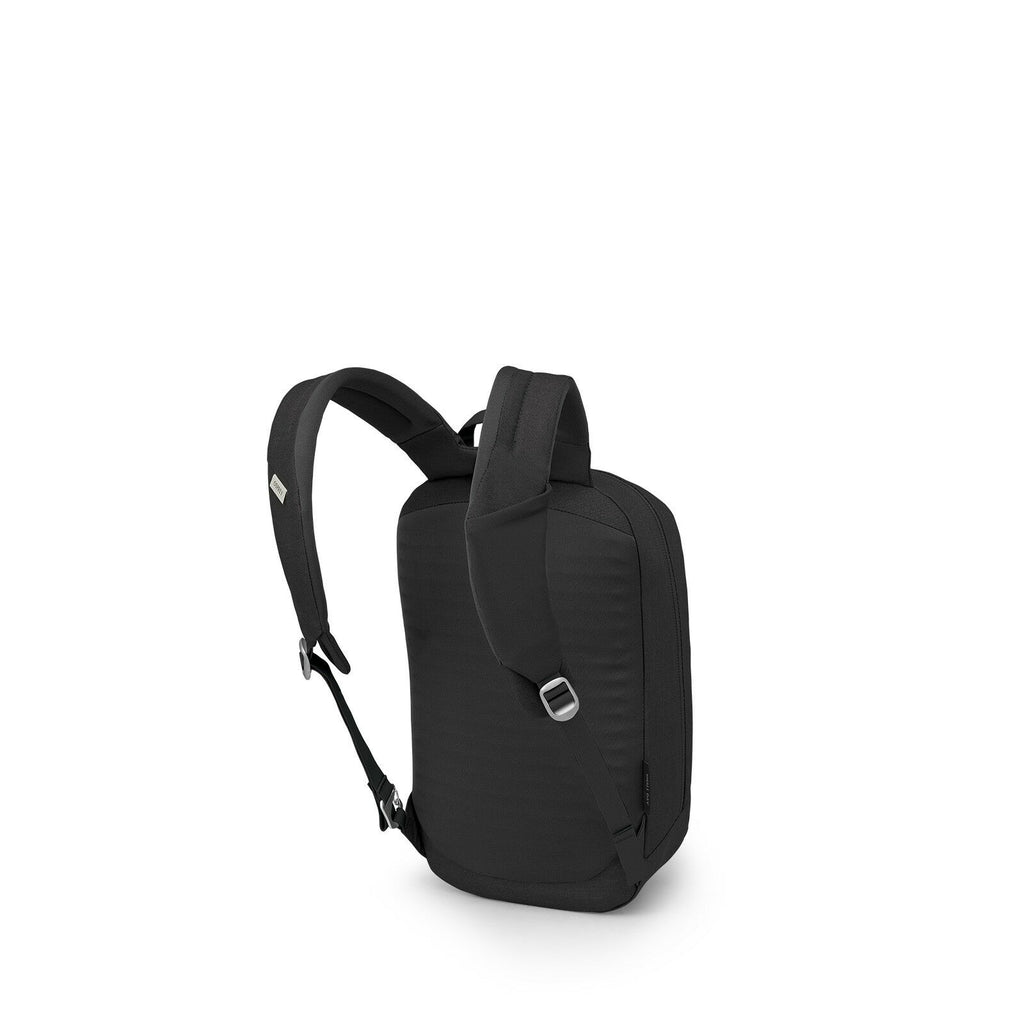 back side view of the Osprey Arcane™ Small Day in color Black