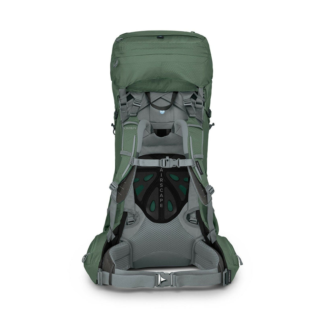 back view of the ARIEL 55 in color Koseret Green