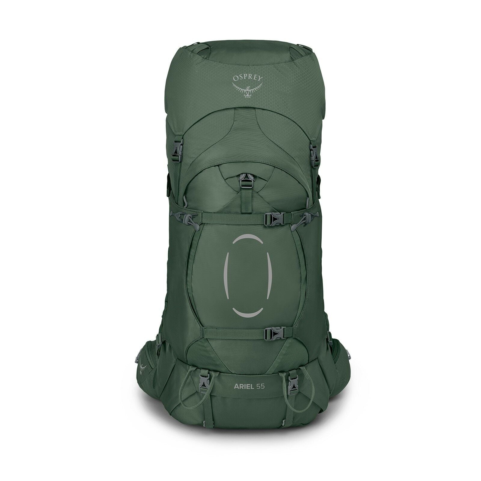 front view of the ARIEL 55 in color Koseret Green