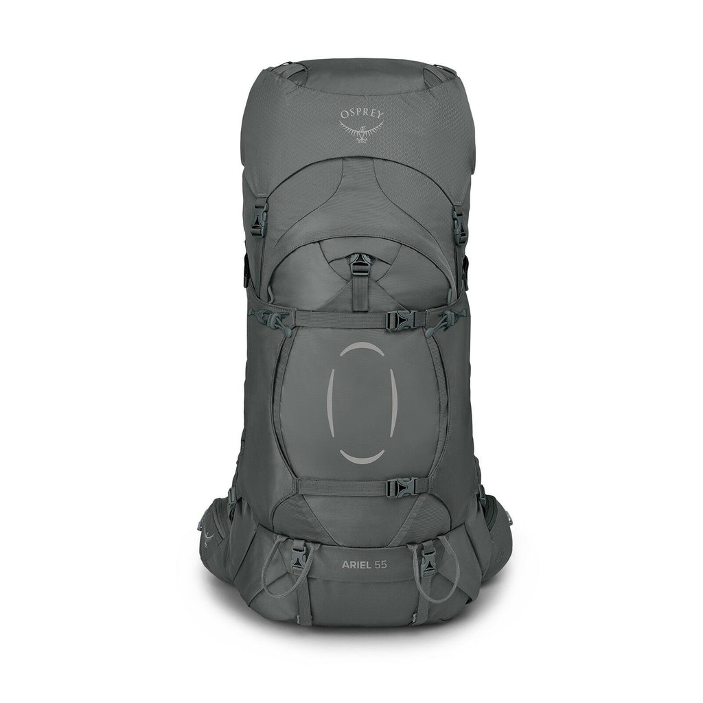 front view of the ARIEL 55 in color Medium Gray