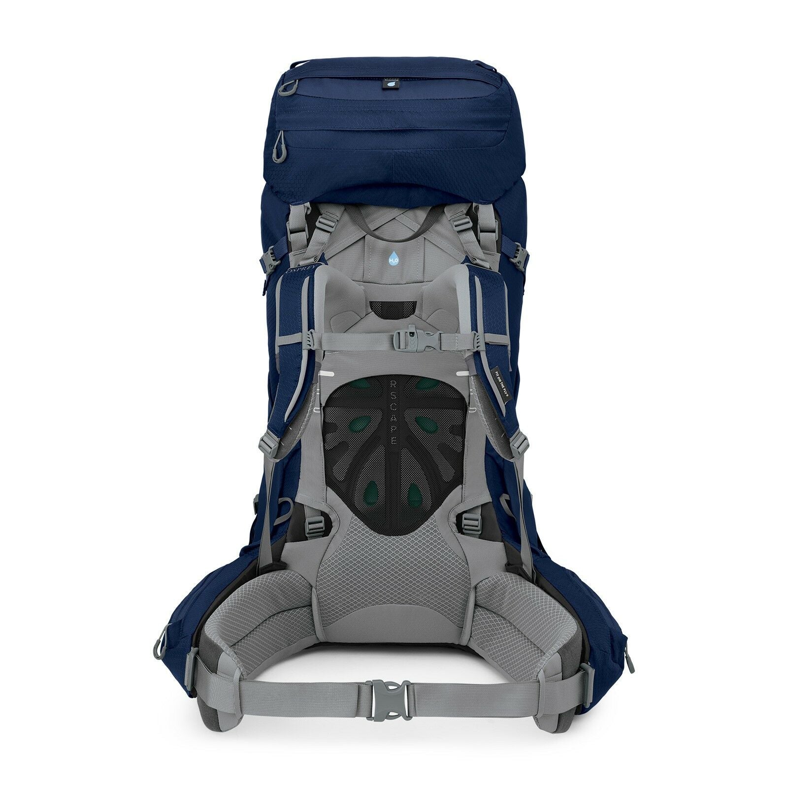 a back view of the Ariel 65 Extended Fit in color ceramicblue