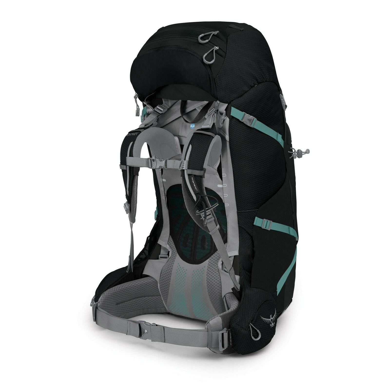 a 4/5 view of the Ariel Plus 85 in color black