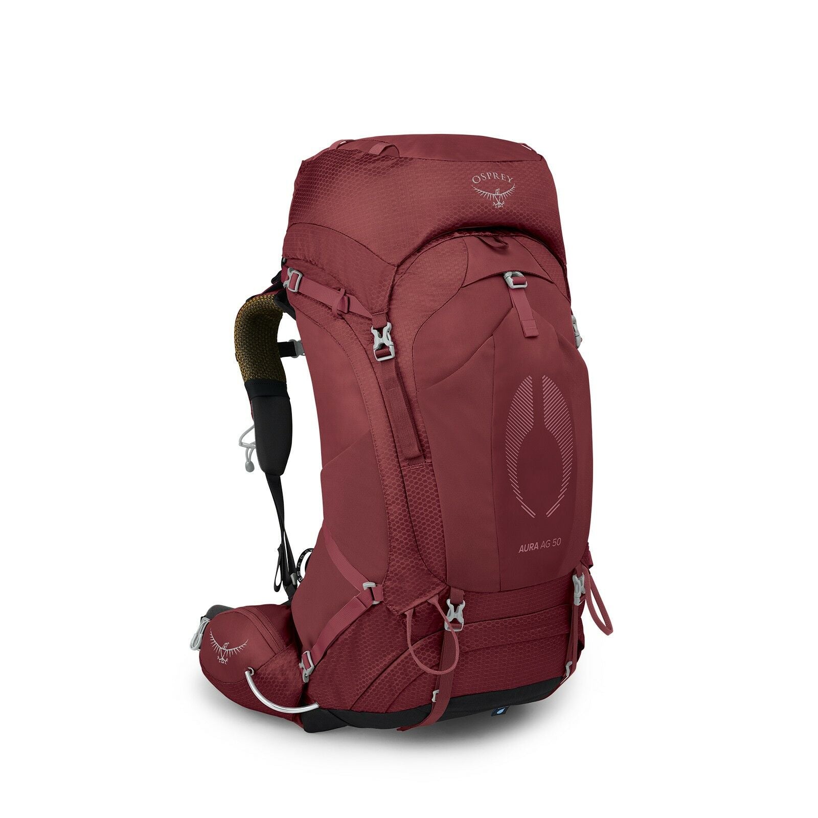 side view of the Aura AG 50 in color berrysorbetred