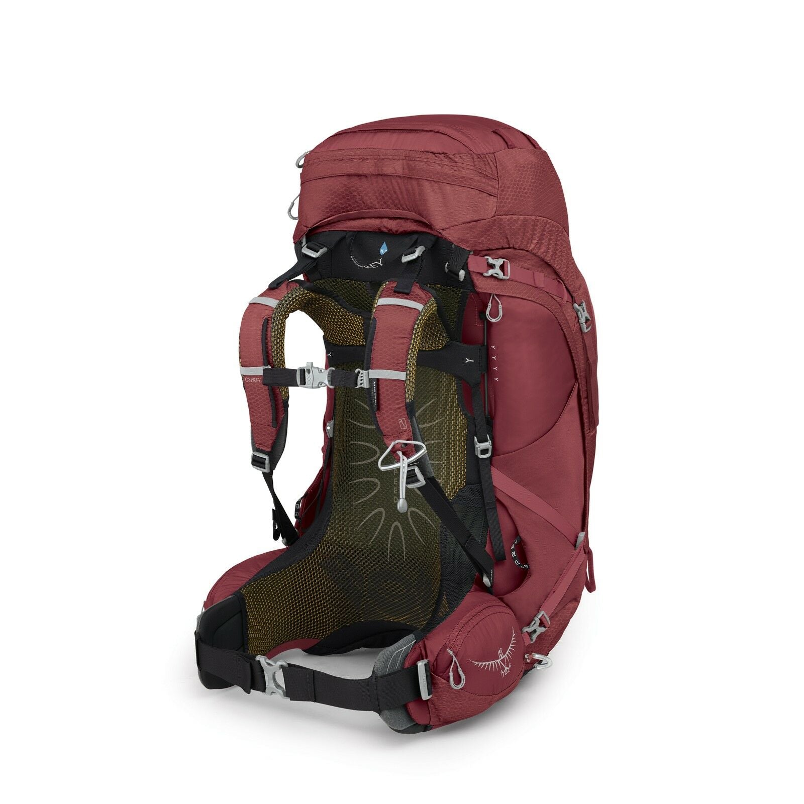 a 4/5 view of the Aura AG 65 in color berrysorbetred