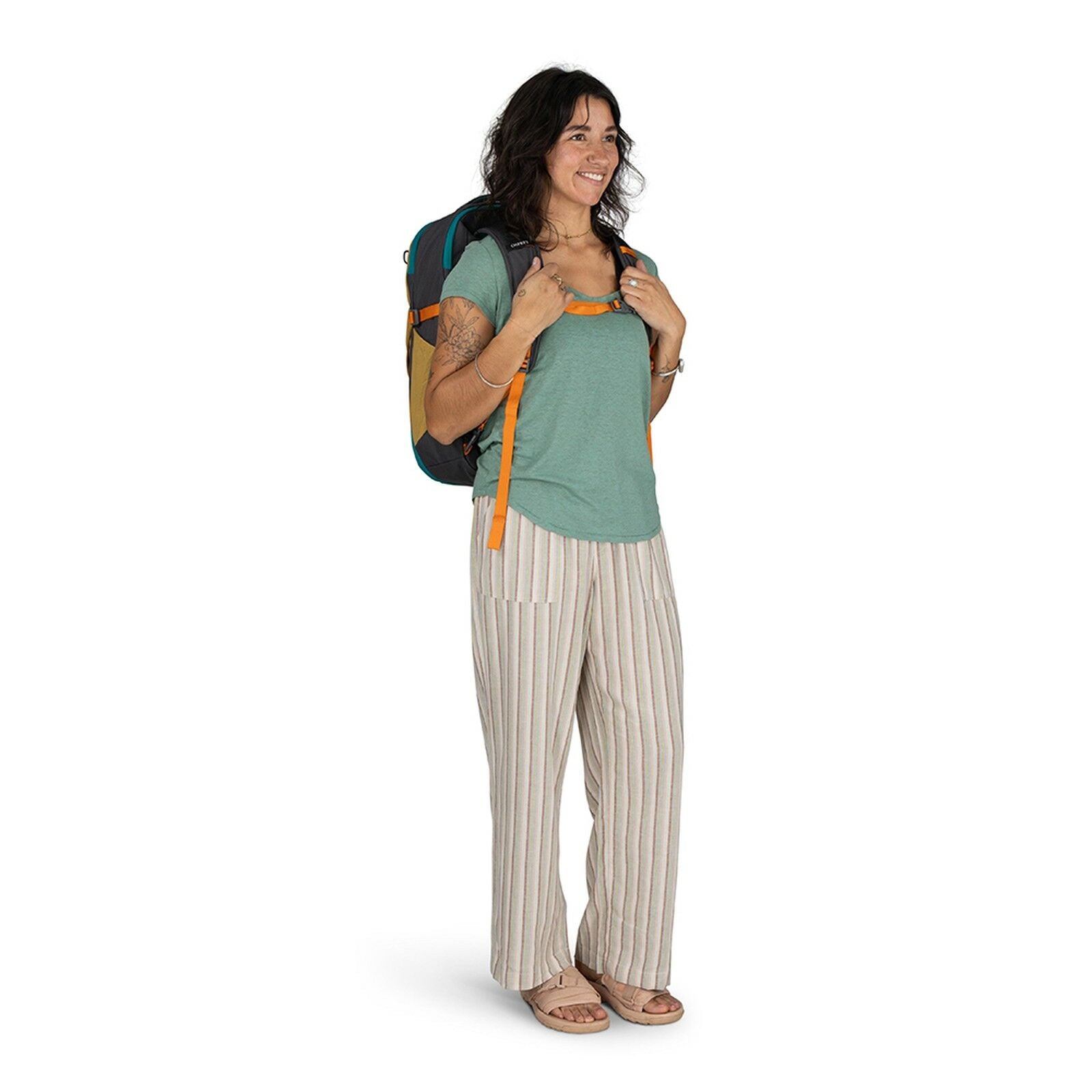on body image of the Daylite carry-on travel pack in the color yellow