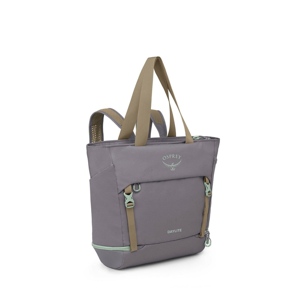 Side images of the Daylite Large Tote of the Dayliter in the color Soundwave Grey / Latte Brown