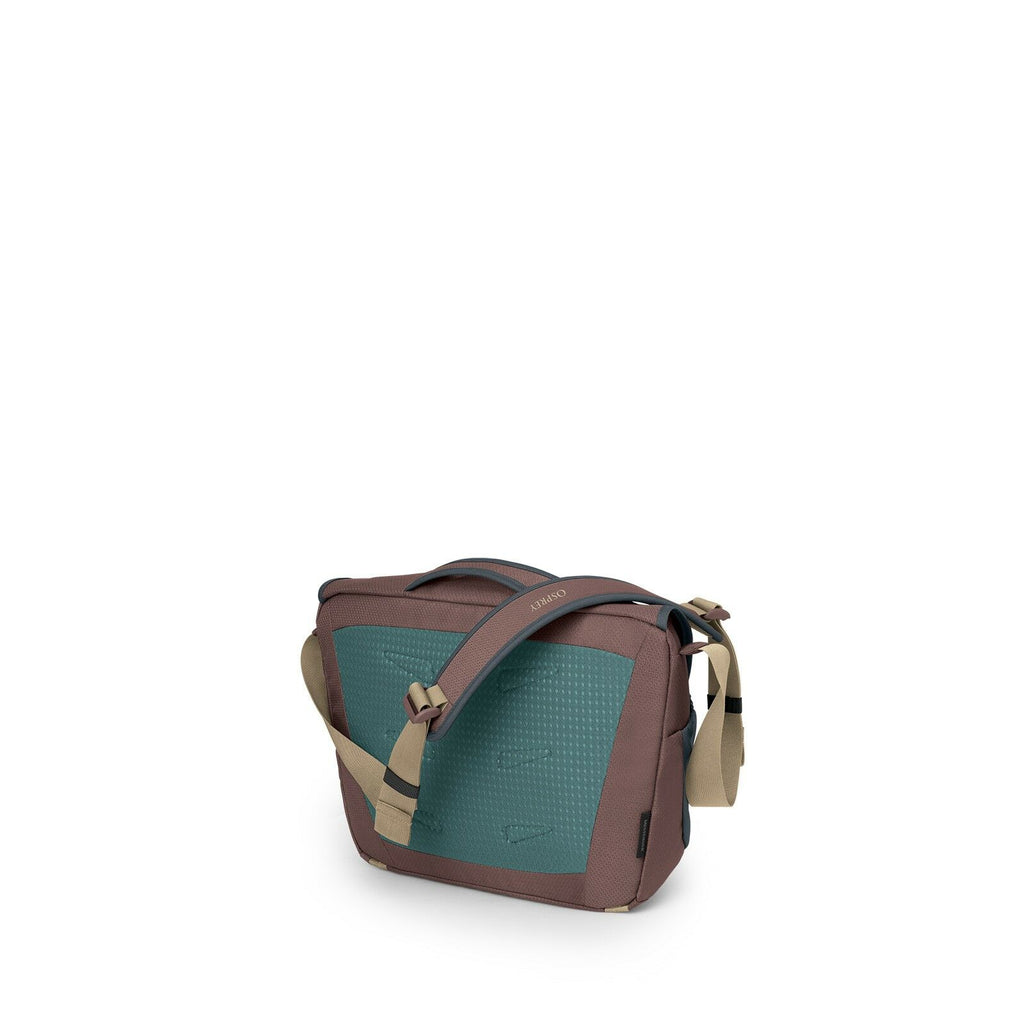 Side back image of the Daylite Messenger in the color Magma Brown / Tungsten