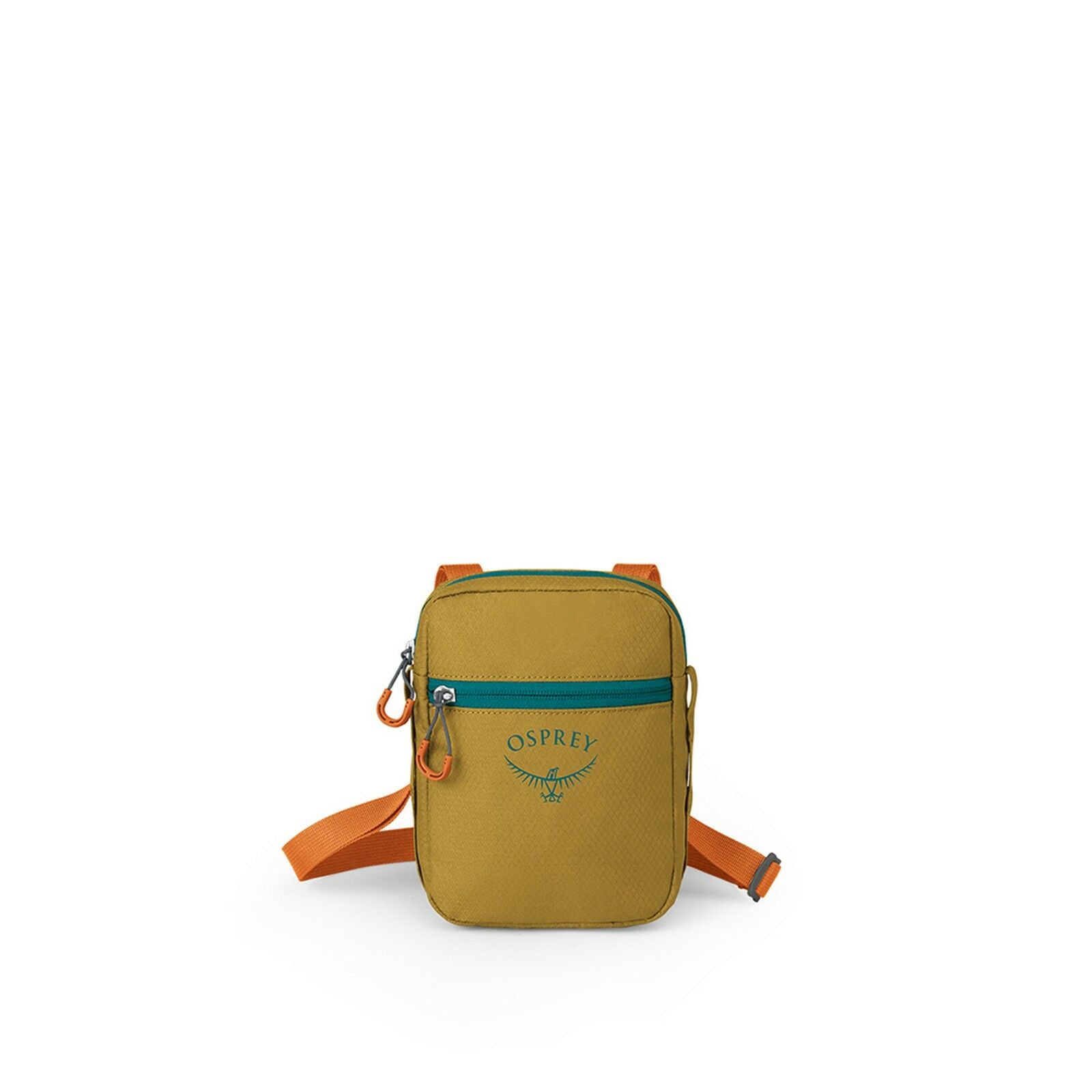 front view of the Daylite Small Crossbody in Tumbleweed Yellow/Tunnel Vision