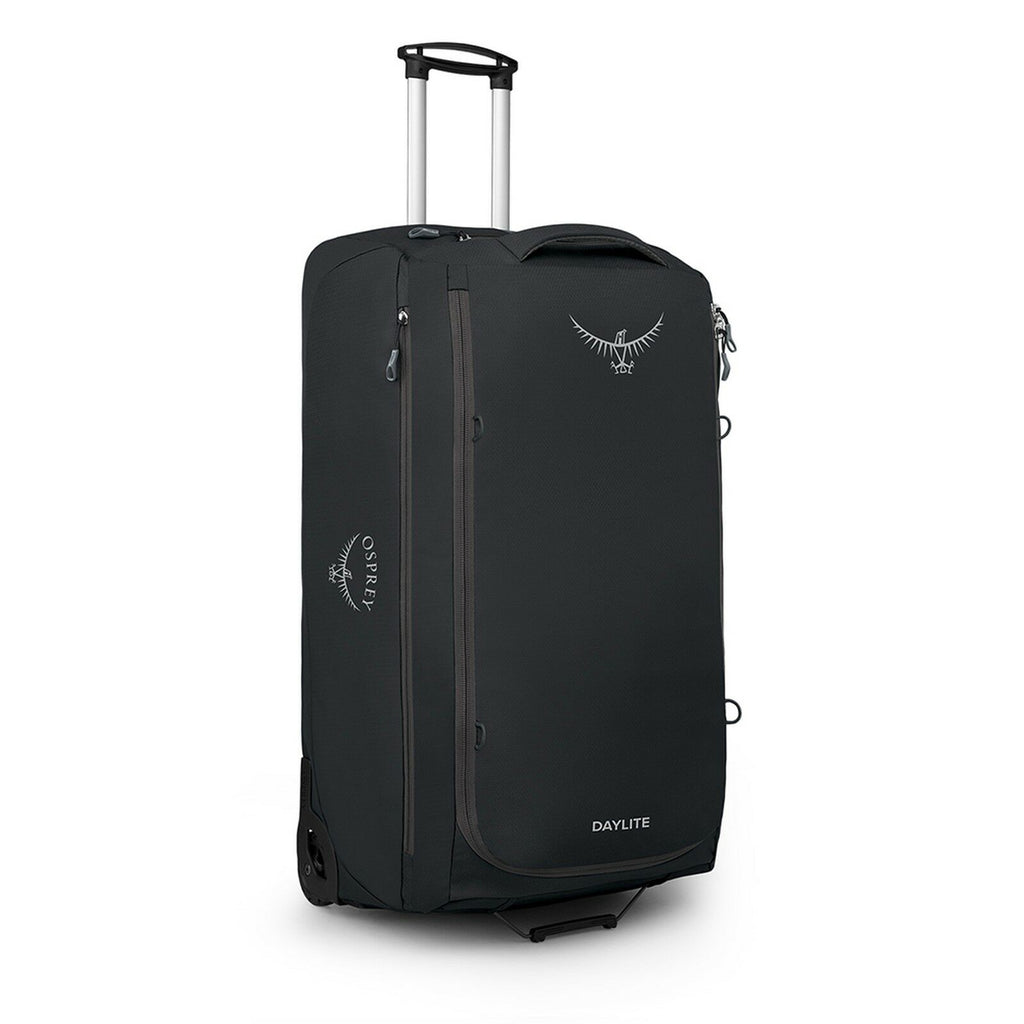 Side image of Daylite Wheeled Duffel 118 in the color black