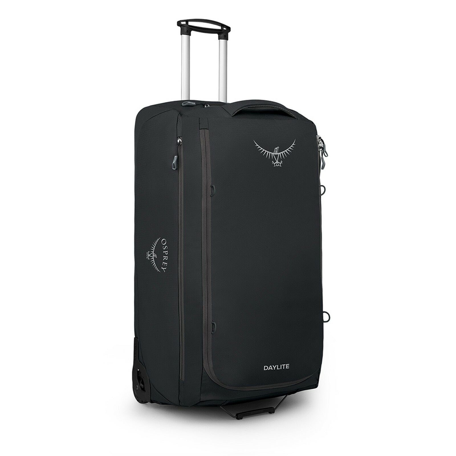 Side image of Daylite Wheeled Duffel 118 in the color black