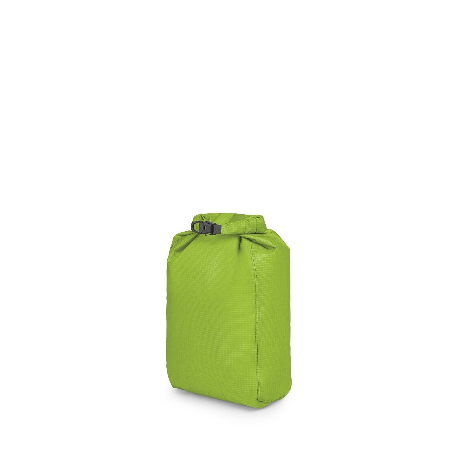 a 4/5 view of the Ultralight Dry Sack w/ Window 12 L in color limongreen