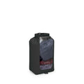 side view of the Ultralight Dry Sack w/ Window 20 L in color black