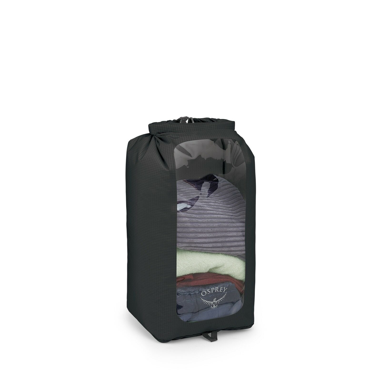 side view of the Ultralight Dry Sack w/ Window 35L in color black