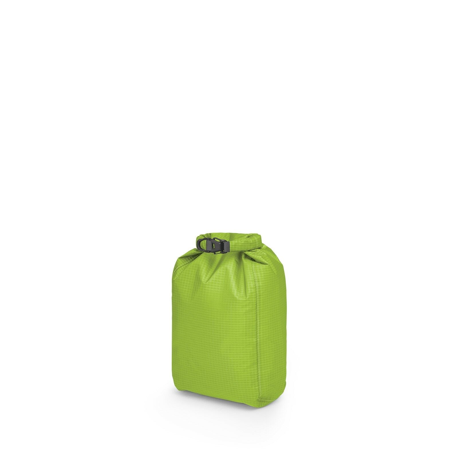 a 4/5 view of the Ultralight Dry Sack w/ Window 6L in color limongreen