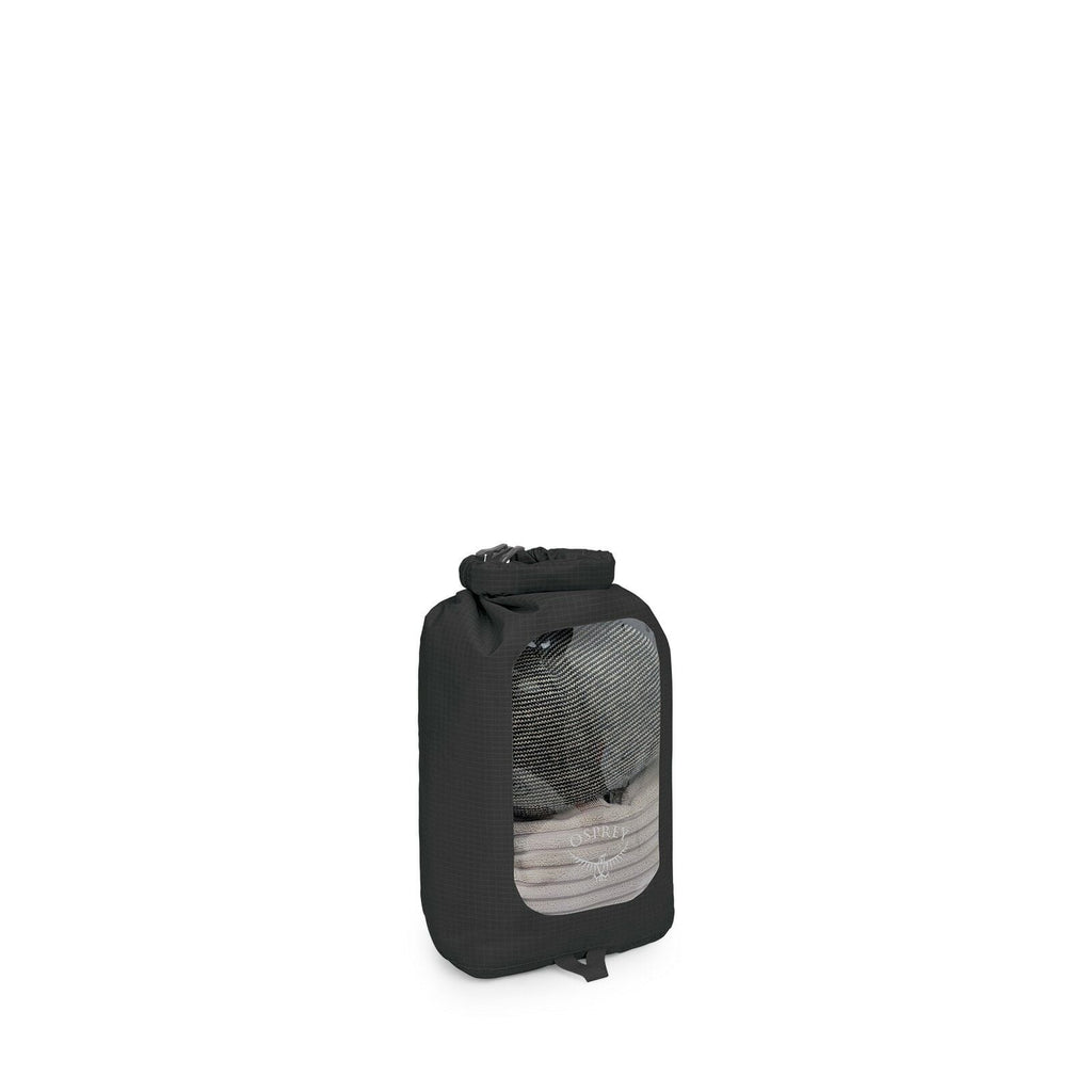side view of the Ultralight Dry Sack w/ Window 6L in color black