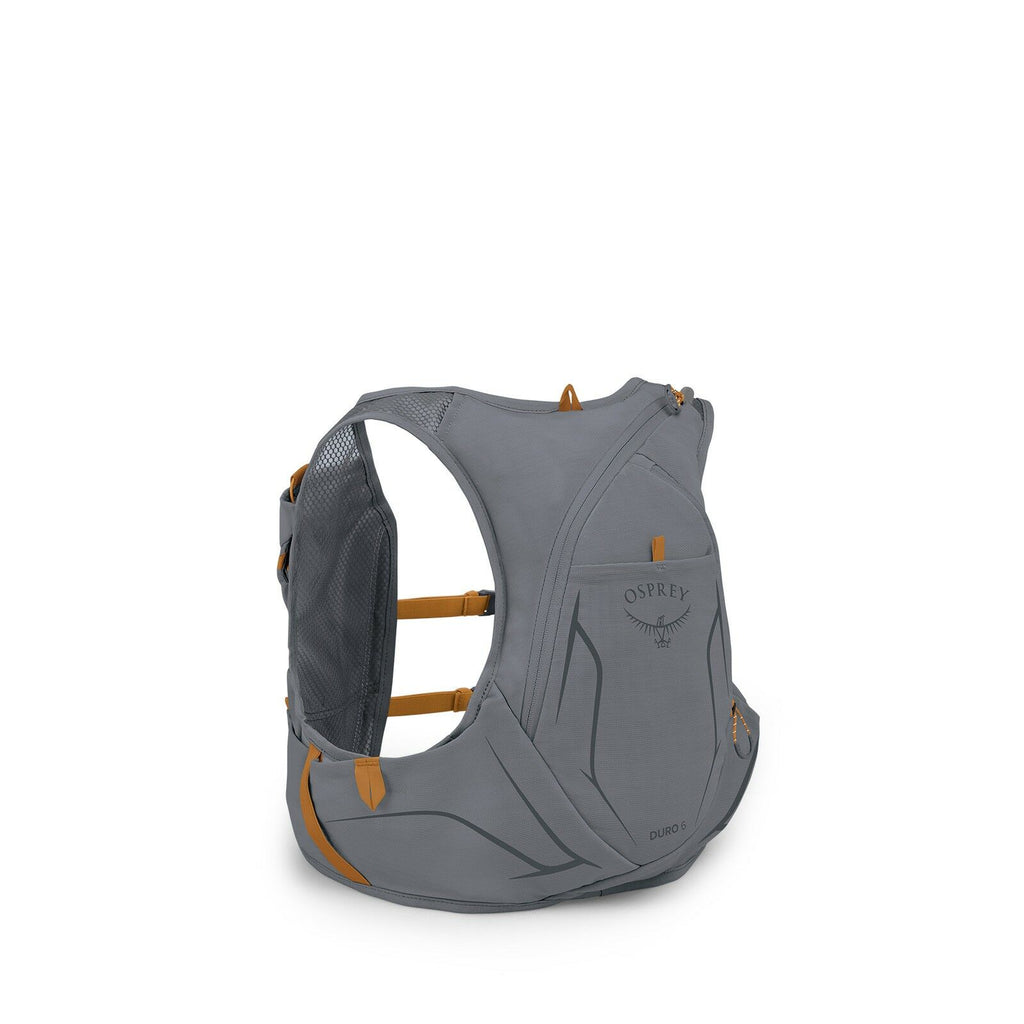 side back view of the Duro® 6 in color phantom grey tofee orange