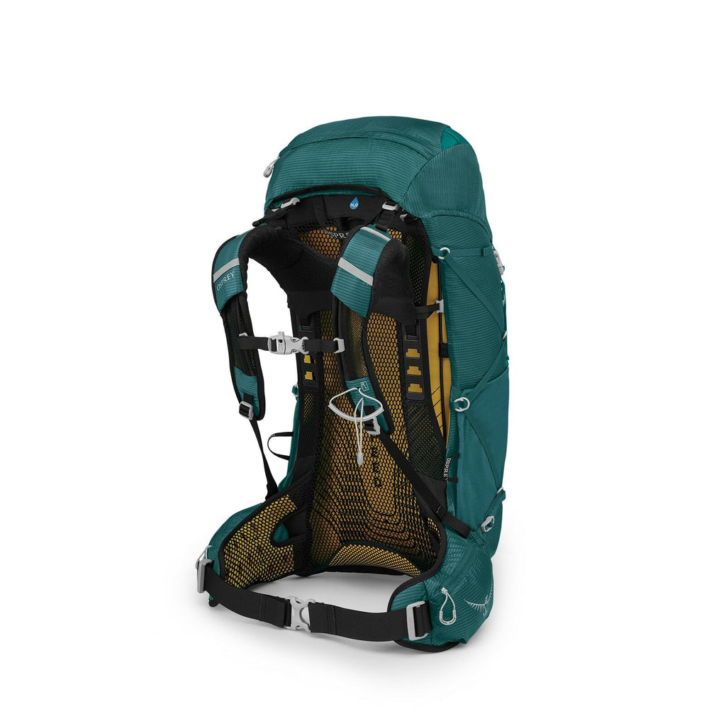 a 4/5 view of the Eja 38 in color deepteal