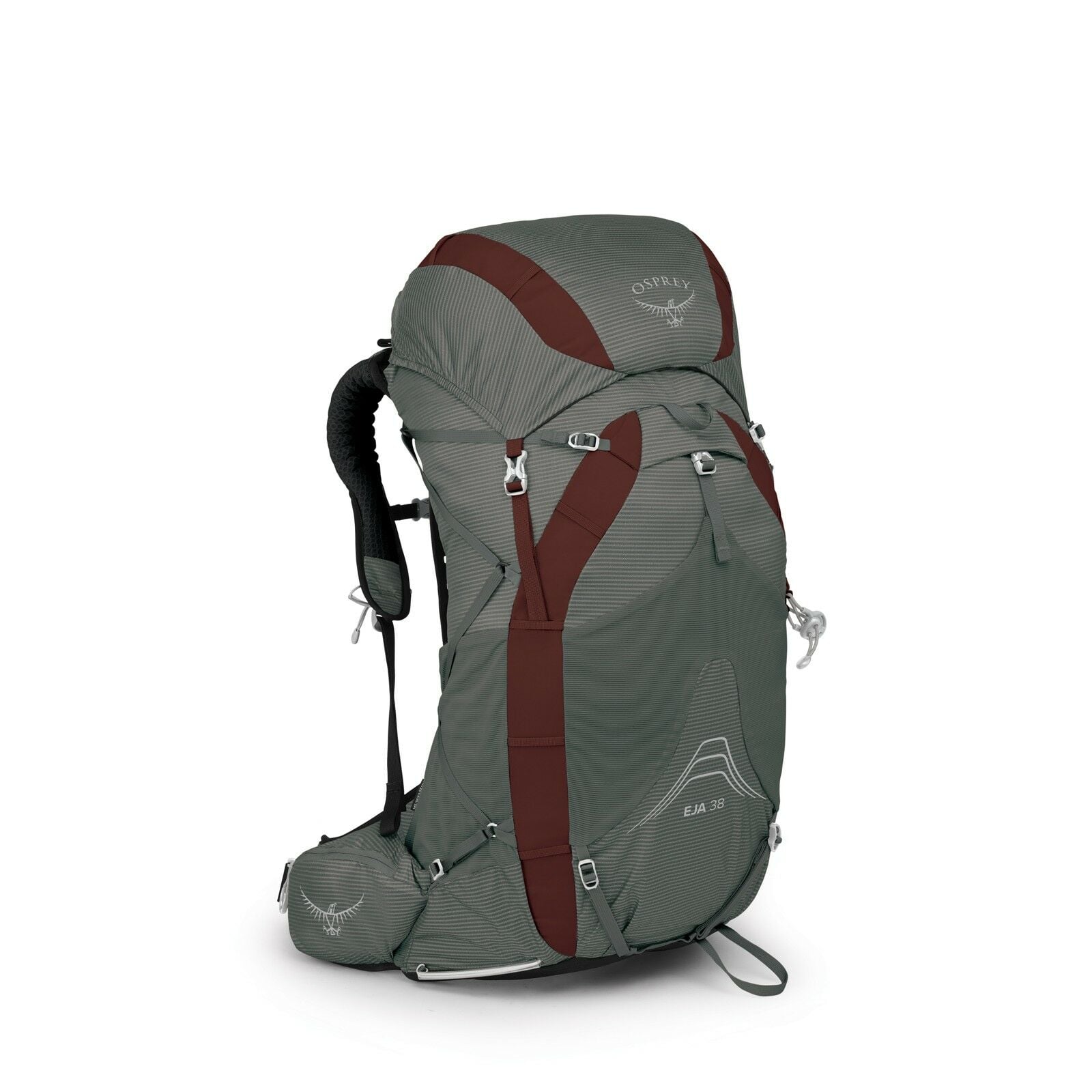 side view of the Eja 38 in color cloudgrey