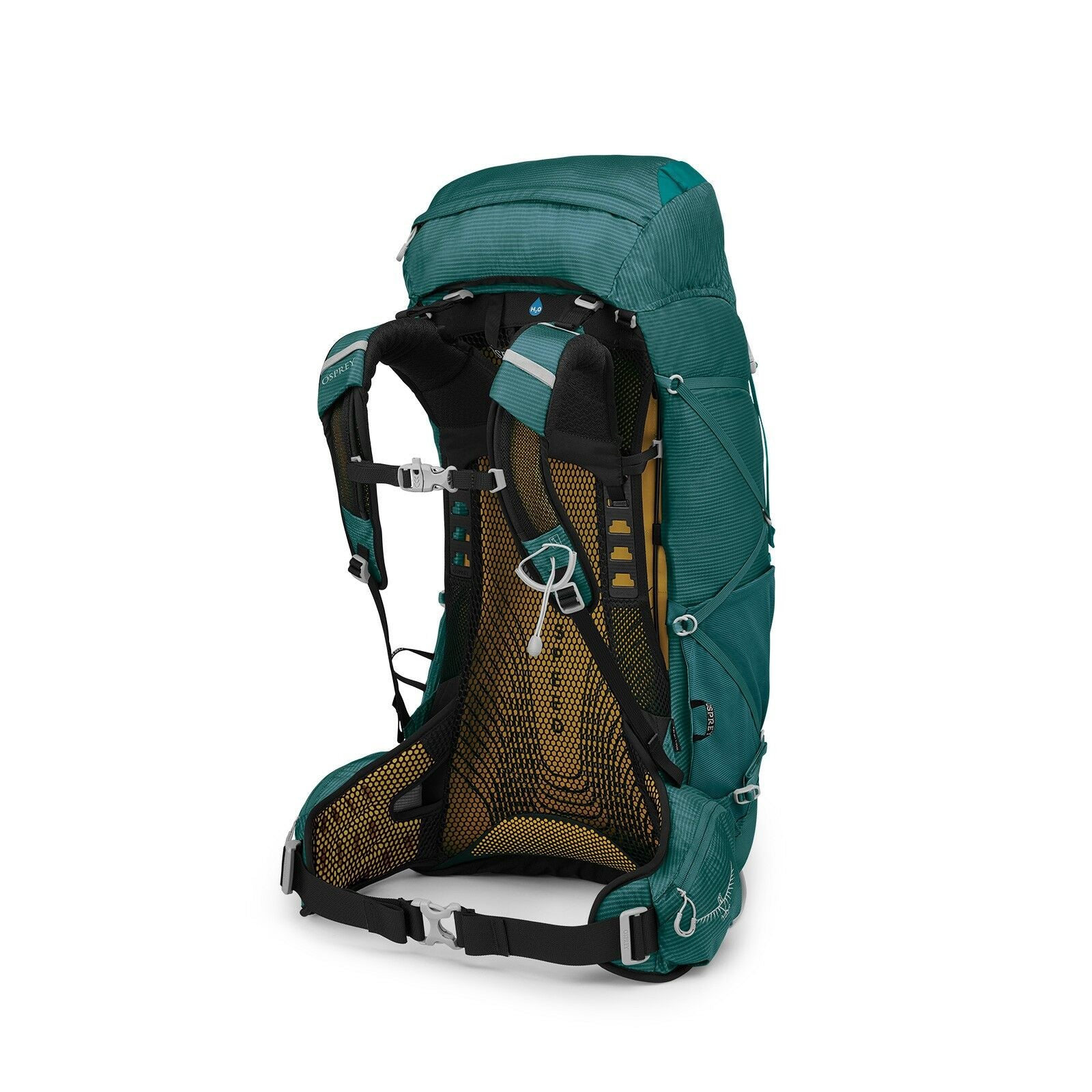 a 4/5 view of the Eja 48 in color deepteal