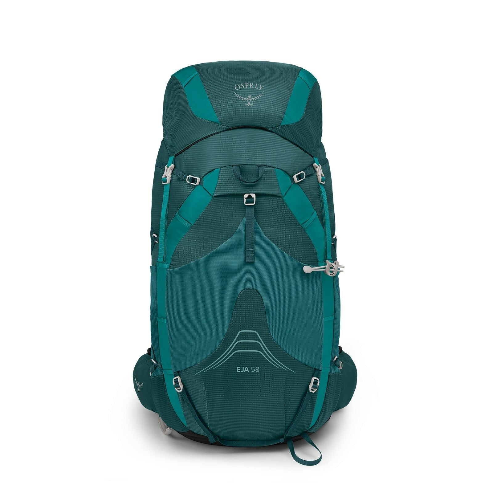 front image of Eja 58 extended fit in the color Deep Teal