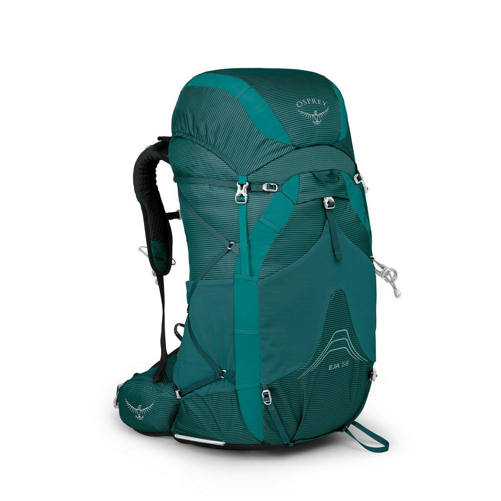 side view of the Eja 58 in color deepteal