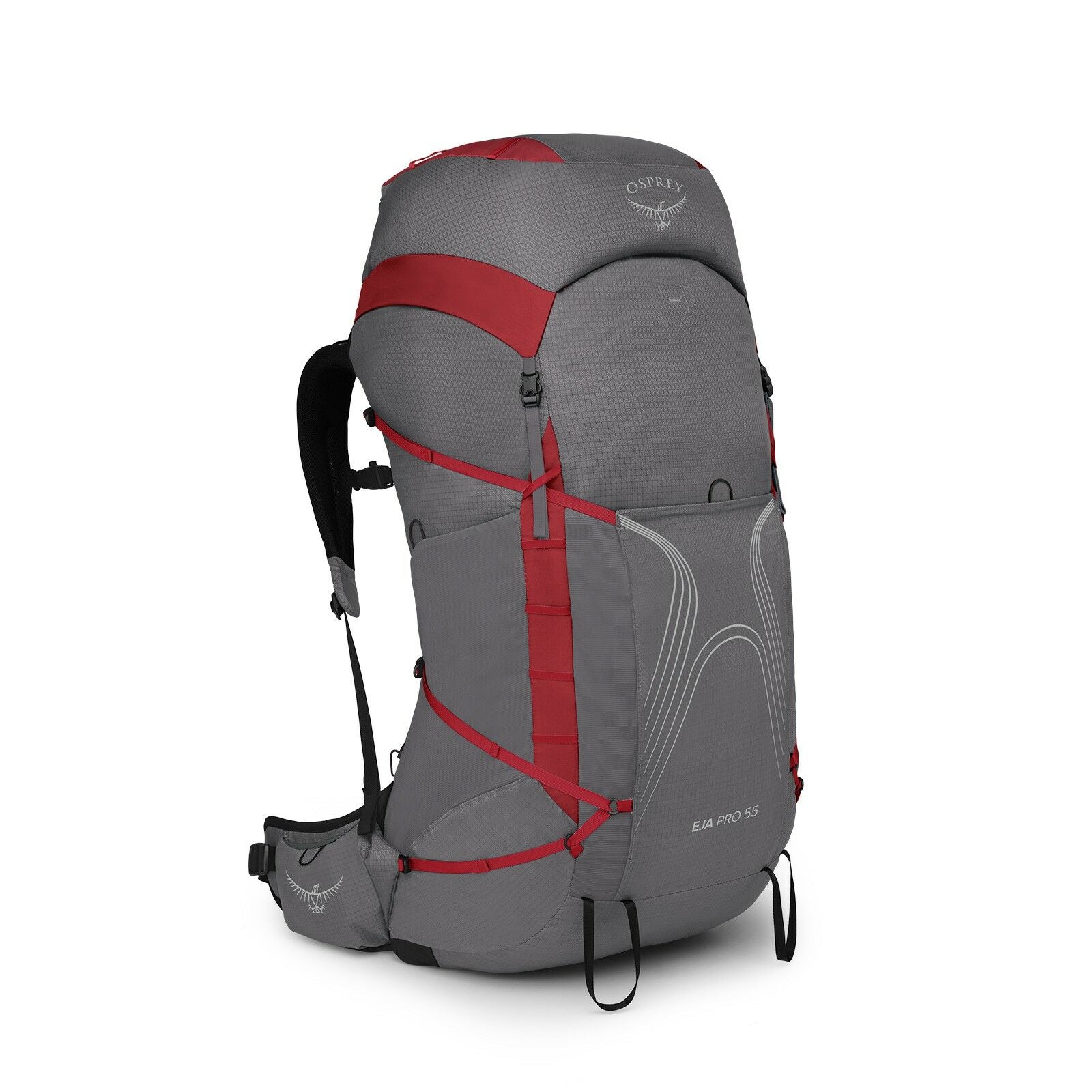 side view of the Eja Pro 55 in color dalegreypoinsettiared