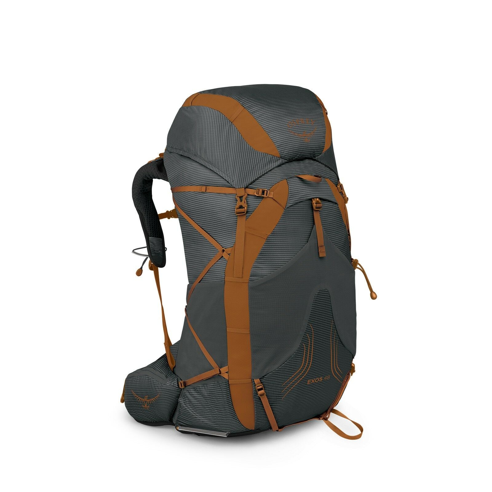 side view of the Exos 48 in color Dark Charcoal