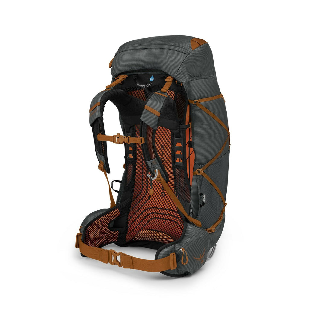 Side back image of the EXOS 58 in color Dark Charcoal