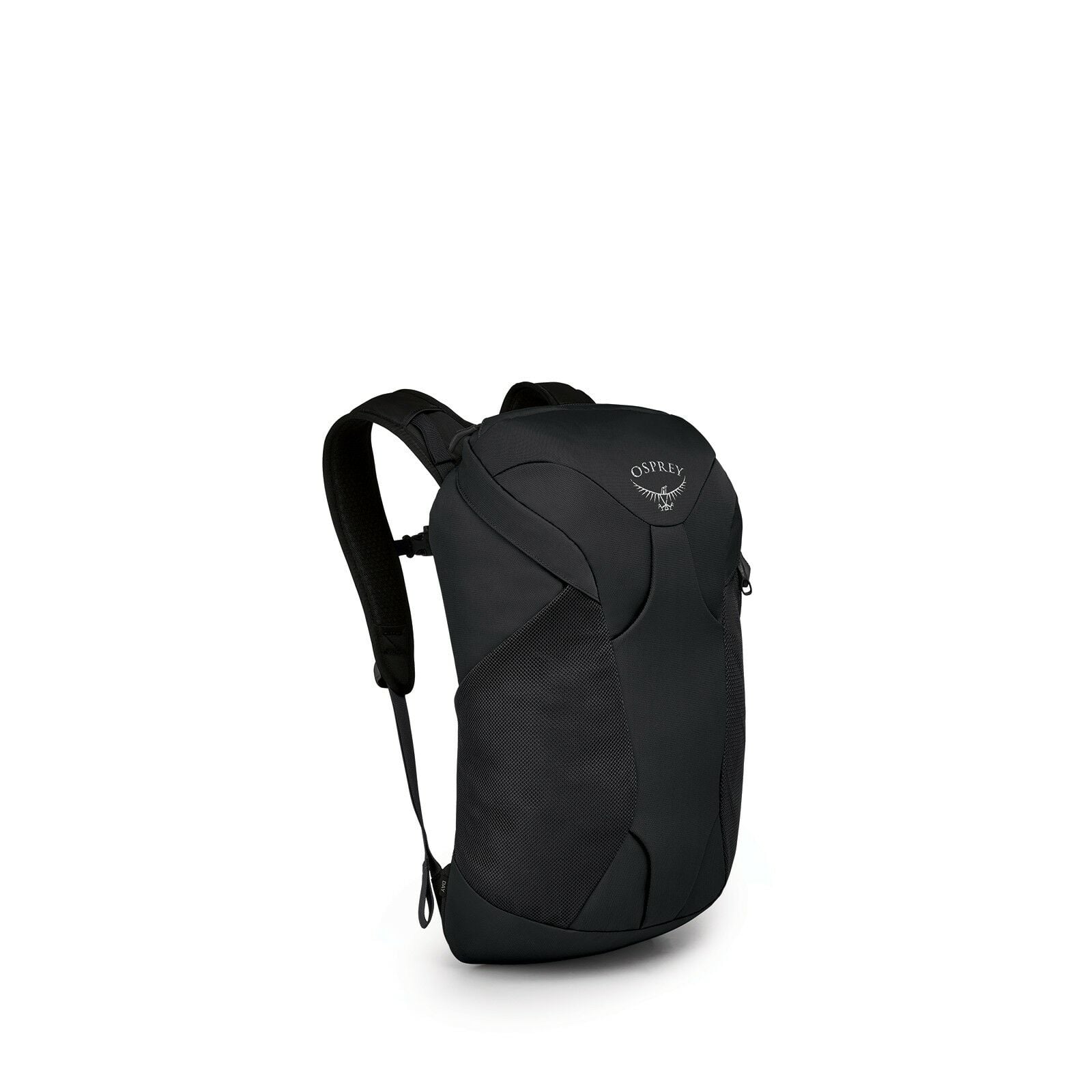 side view of the Farpoint® | Fairview® Travel Daypack in color black