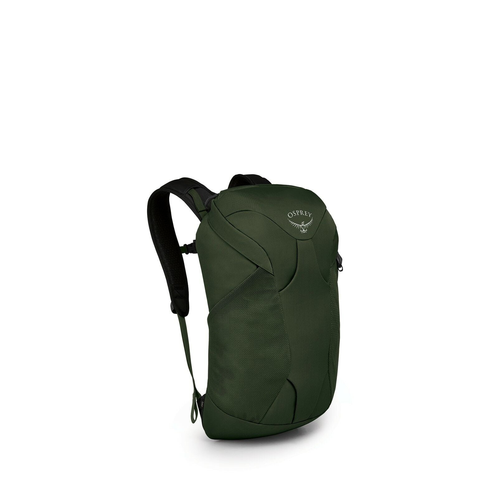 side view of the Farpoint® | Fairview® Travel Daypack in color gophergreen