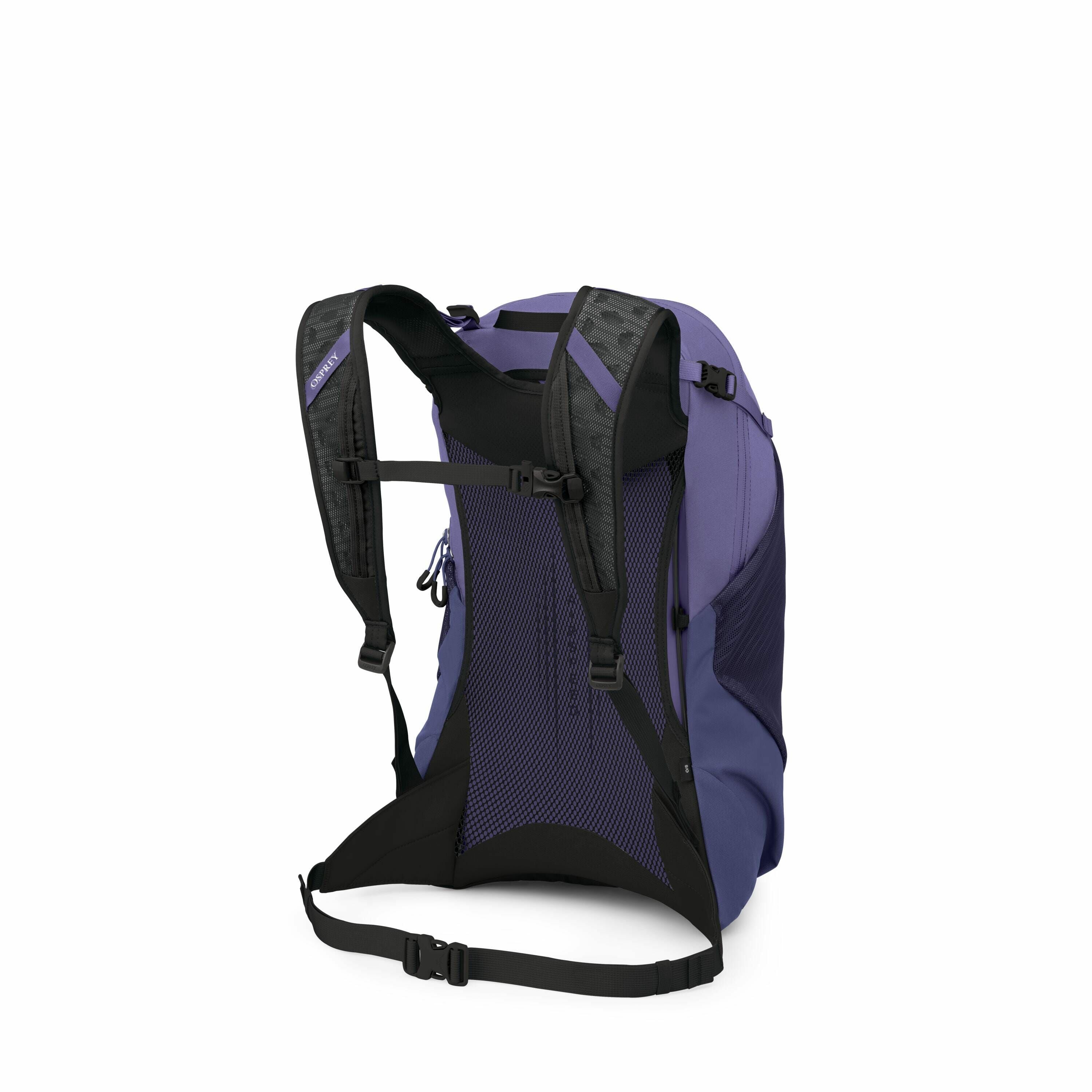 The image features a vibrant blue and black backpack designed with functionality and comfort in mind. The backpack showcases a well-structured frame with ergonomically designed padded shoulder straps that are adjustable for a comfortable fit. It includes