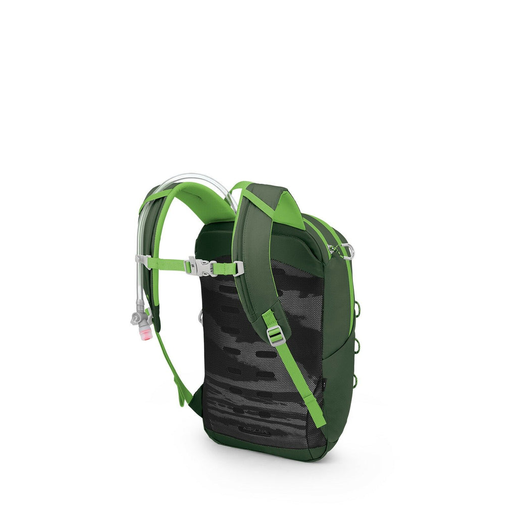 Side back image of the Hydrojet 12 in the color Green Canopy / Limeline Green