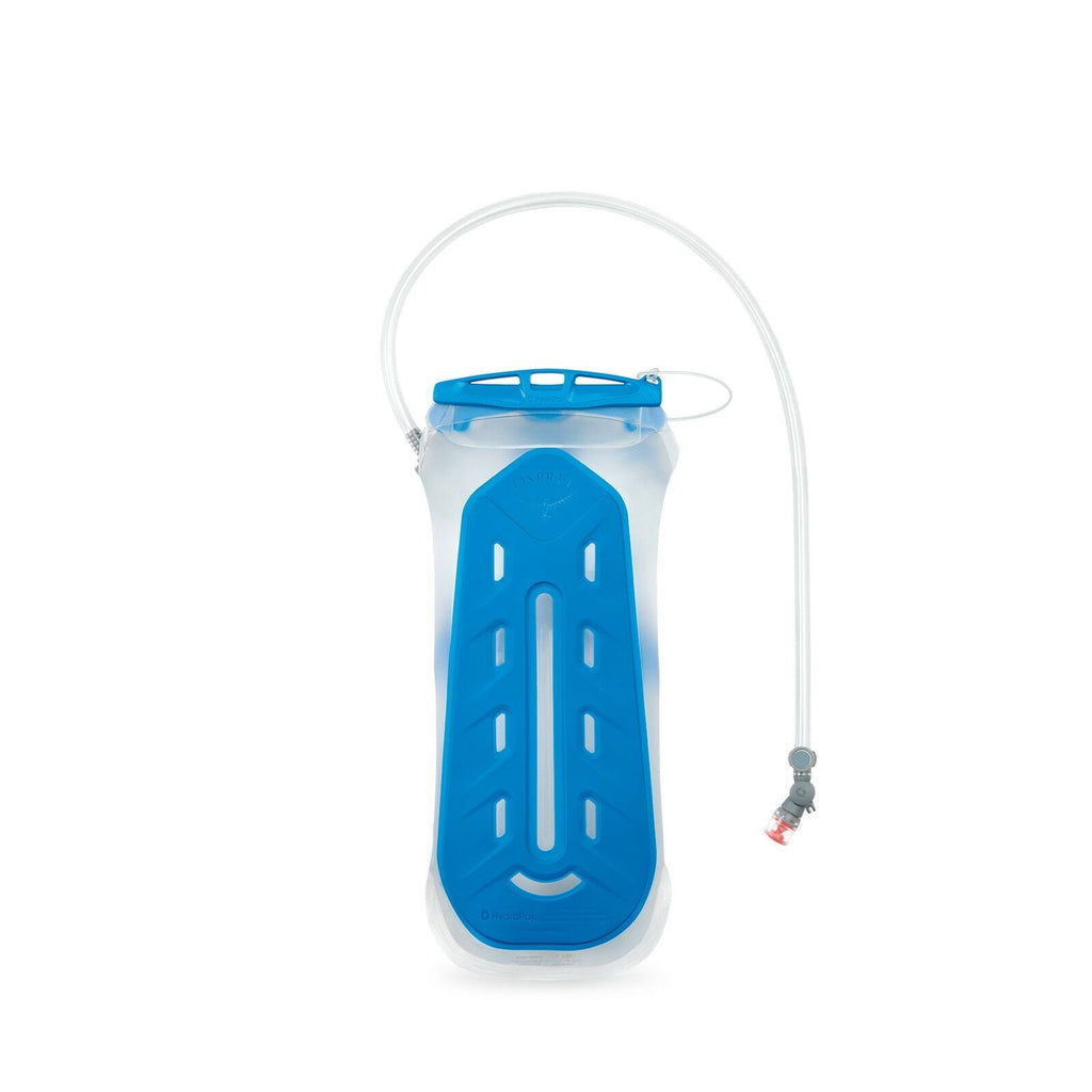 a back view of the Hydraulics™ 2 L Reservoir in color blue