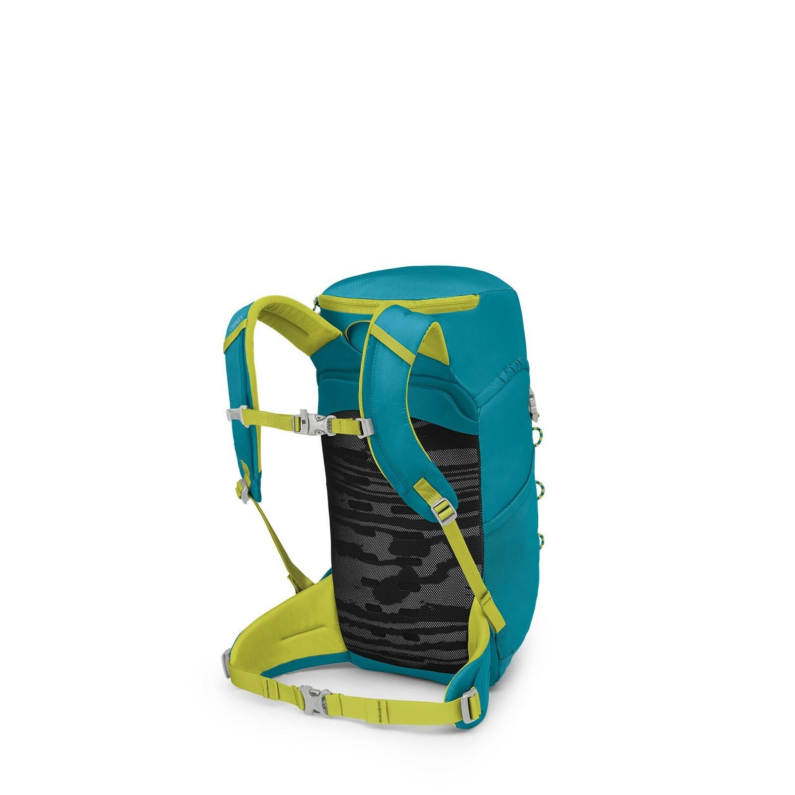 Side back image of the Jet 18 in the color Blue Spikemoss / Lemongrass