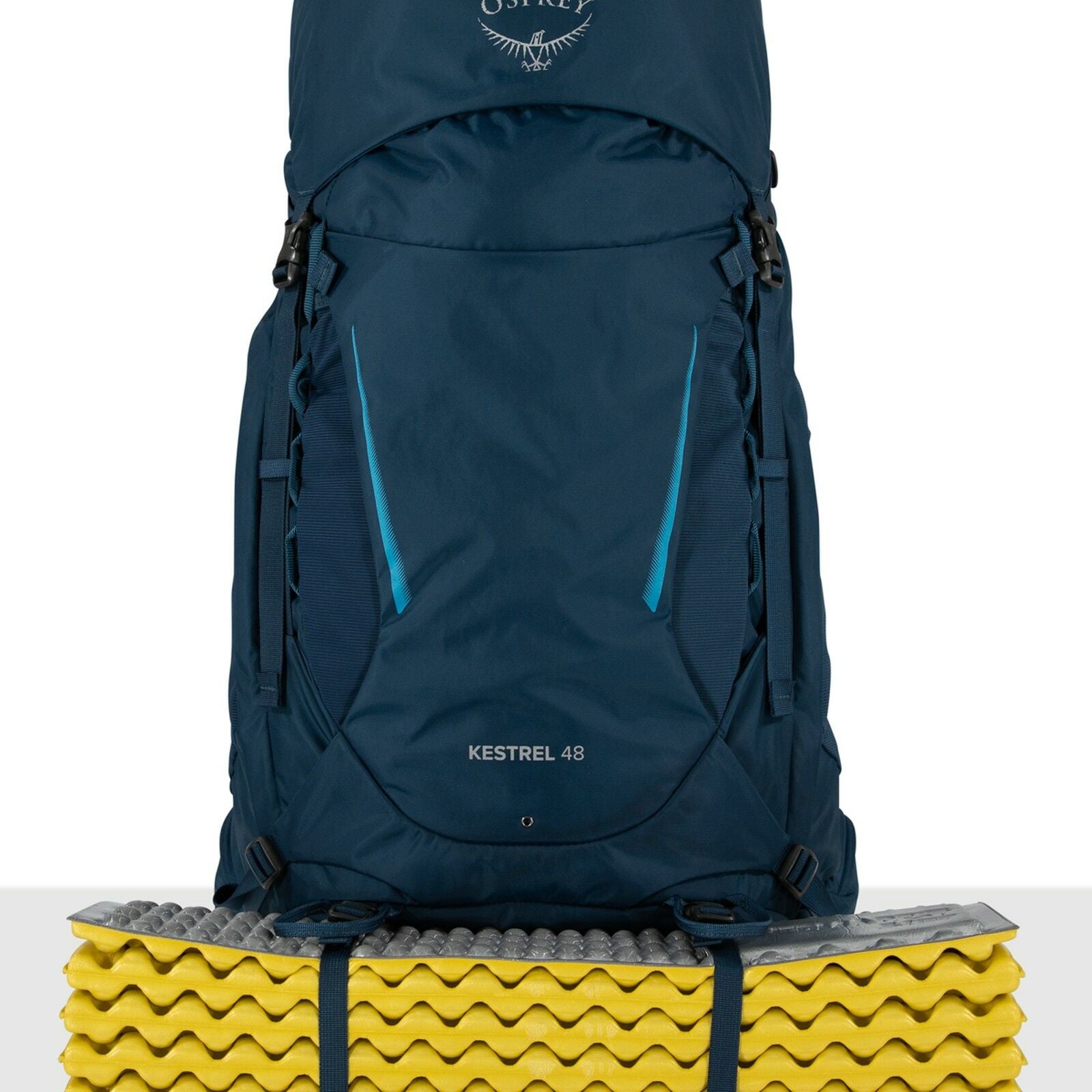 a detail of the Kestrel™ 48 in color atlasblueheather