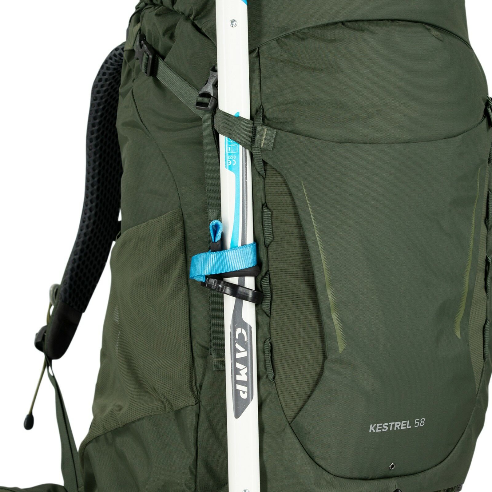a detail of the Kestrel™ 58 in color Black