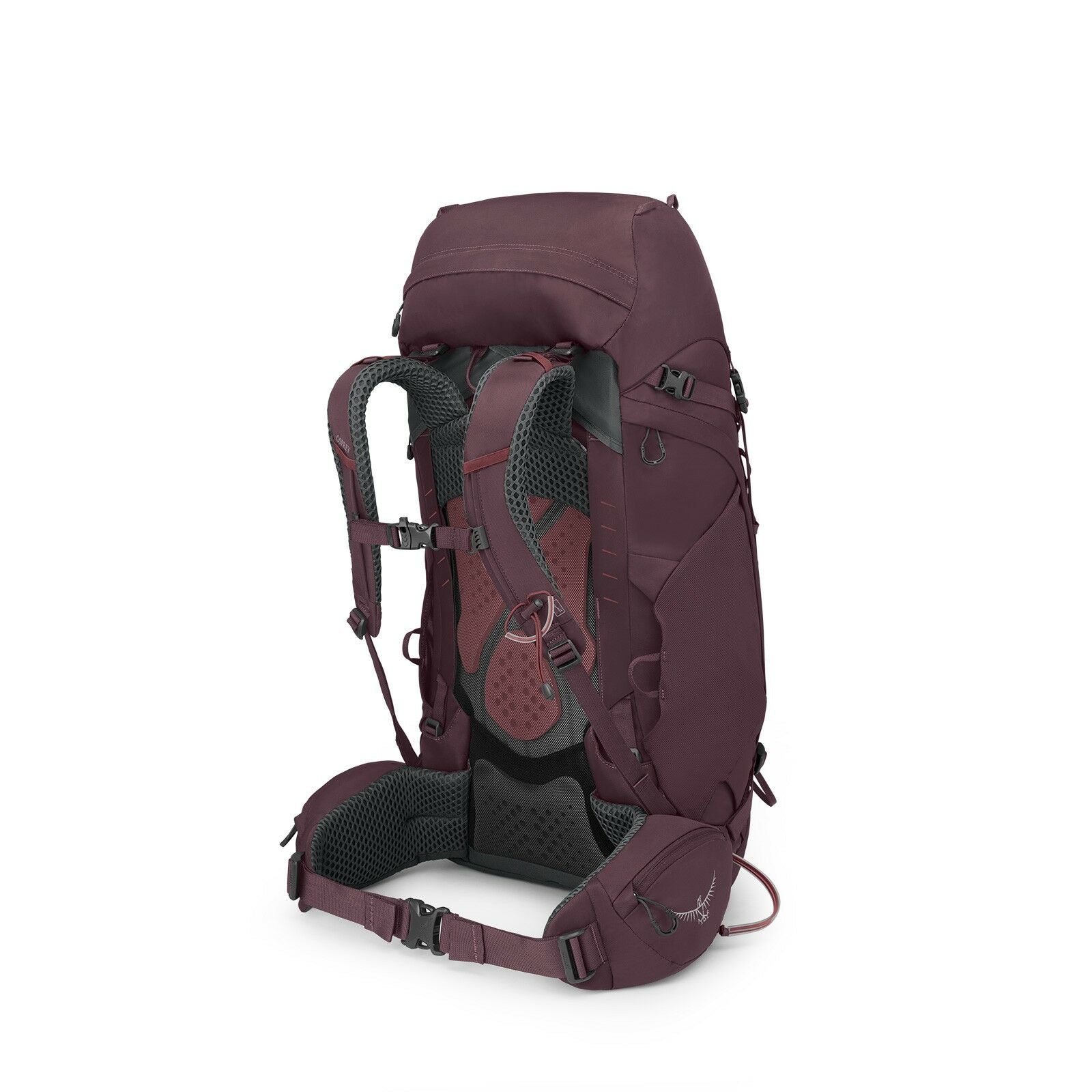 a 4/5 view of the Kyte™ 48 in color elderberry