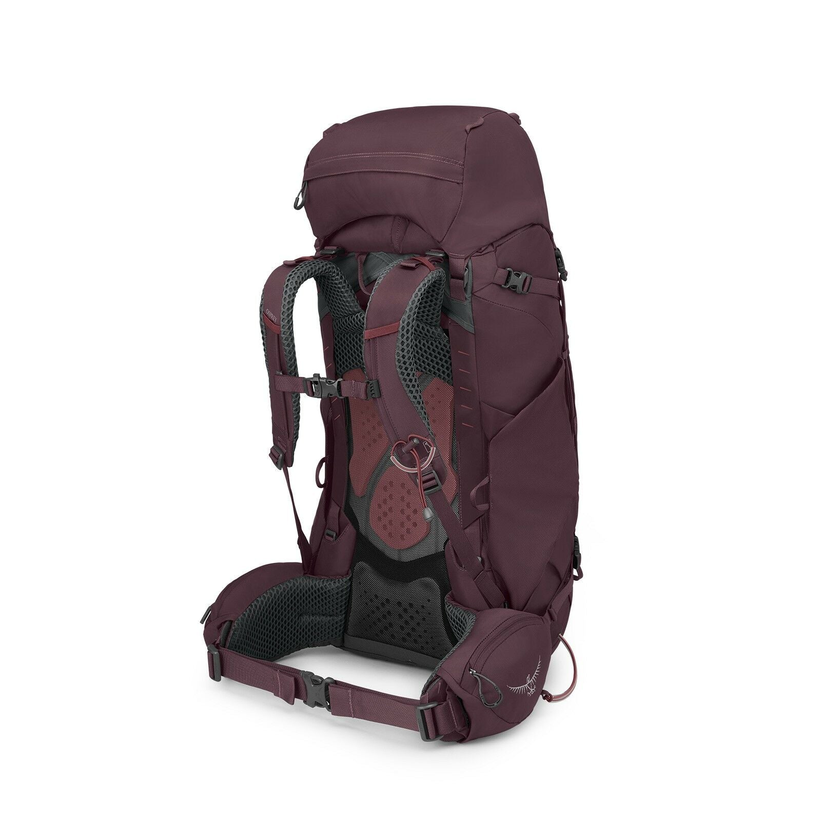 a 4/5 view of the Kyte™ 58 in color elderberry